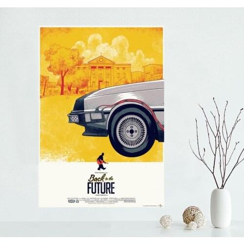 Nice Back To The Future Poster Custom Canvas Poster Art Home Decoration Cloth Fabric Wall Poster Print Silk Fabric