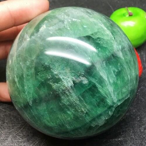 Fluorite crystals sphere natural stones and minerals gemstone ball quartz piedras decorativas energy healing reiki arredo casa
