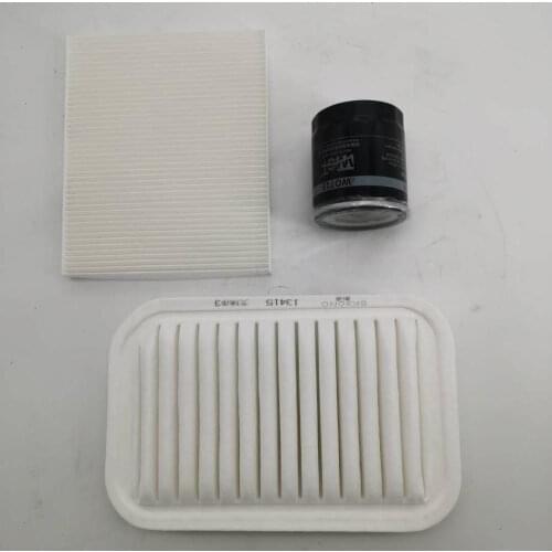 Oil filter air ffilter Air conditioning filter set filters for Chery ARRIZO3 1.5 A set of three 3pcs a set
