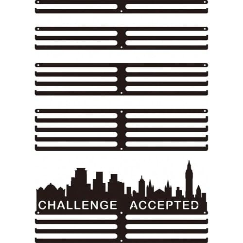 Imperfect Sports Marathon Holder Metal Medal Hanger With Scratches