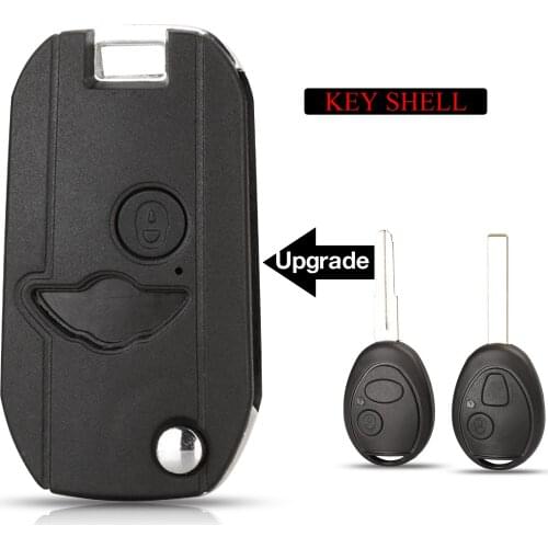 Kutery Modified Folding Remote Key Shell 2 Buttons For BMW For Mini Cooper R53 R50 S 75 Z3 Z4 X3 X5 e46 e39 e36 e34