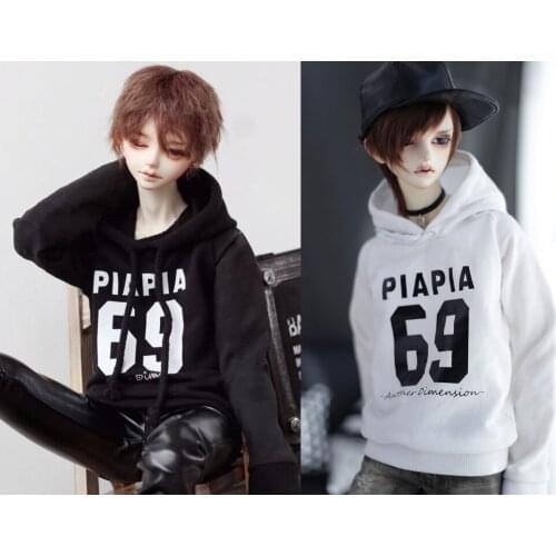 NEW BJD Doll Clothes 1/3 Uncle SD Doll Black/ white Long sleeves Everyday T-shirt/Tops