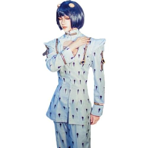 JoJos Bizarre Adventure Golden Wind Bruno Bucciarati Uniform Tops Pants Outfit Anime Customize Cosplay Costumes
