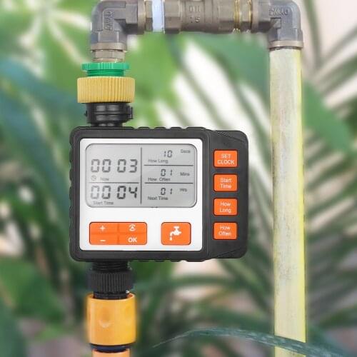 Outdoor Programmable Digital Water Timer Single Outlet Automatic Irrigation System Controller Water Faucet Hose Timer