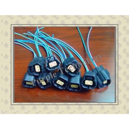 Free shipping Kobelco 6E engine solenoid valve plug connector 2 chips