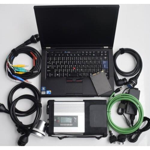 Super mb sd c5 with ssd software 2021.06v installed in T410 laptop i5cpu ready to work for mb star cars trucks for sd c5