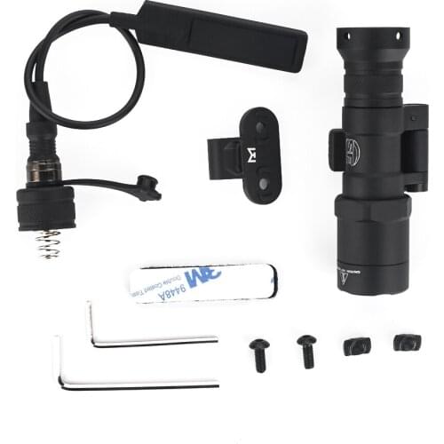 Tactical Weapon Light M300 M340B Mini Scout LED Flashlight 520 Lumens Pistol Airsoft Hunting Handgun Lanterna For Outdoor Sports