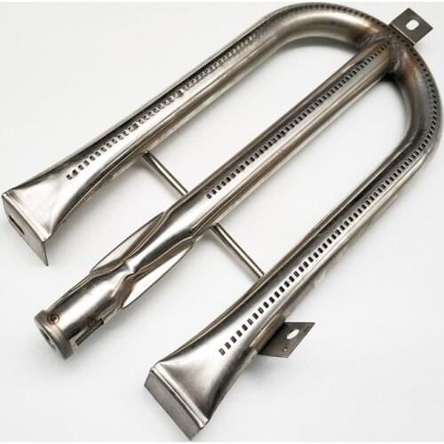 1pc 304stainless steel bbq burner tube for steam pizza grill liquefied gas burner u shaped pipe gas grill tube replacement parts