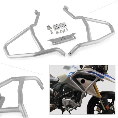 Motorcycle Bumper Upper Highway Crash Bar Extensions Engine Guard Protector For BMW G310R 2018 & G310GS 2017 2018 2019