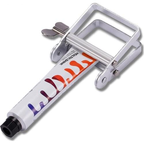 Tube Squeezer Lazy Toothpaste Dispenser Metal Squeezing Tools Hair Color Dye Cosmetic Paint Squeezer Tube Wringer Squeezing Tool