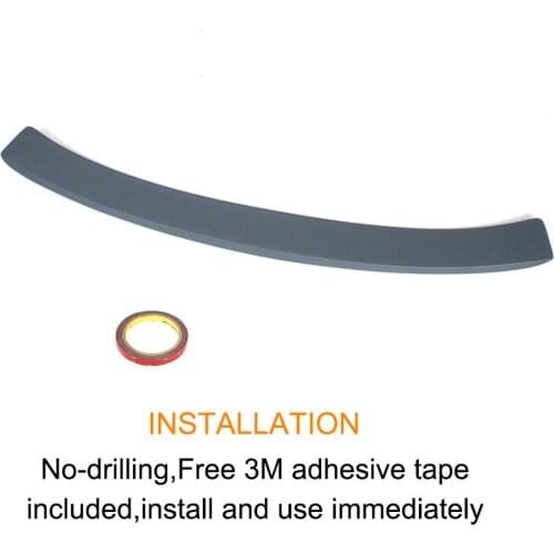 S CLass Grey ABS Rear Roof Spoiler Window Wing for Mercedes Benz W221 S63 AMG S350 S400 S450 S500 S550 S600 Sedan 4 Door 07-12