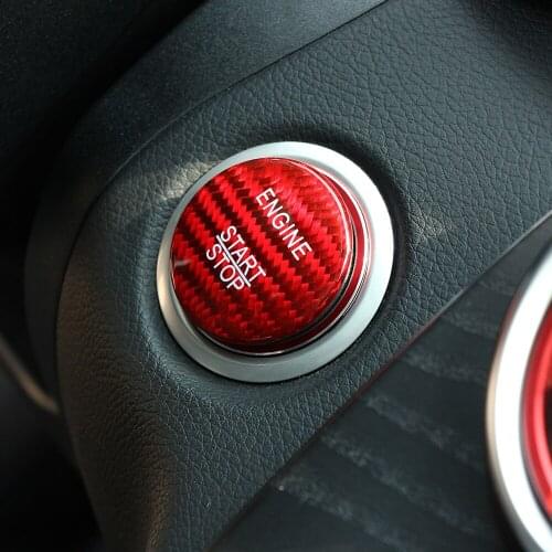 Carbon Fiber Engine Start Stop Key Protector Cover for Mercedes Benz A B C E S GLC GLA CLA ML GL GLE Class AMG w204 w117 w238