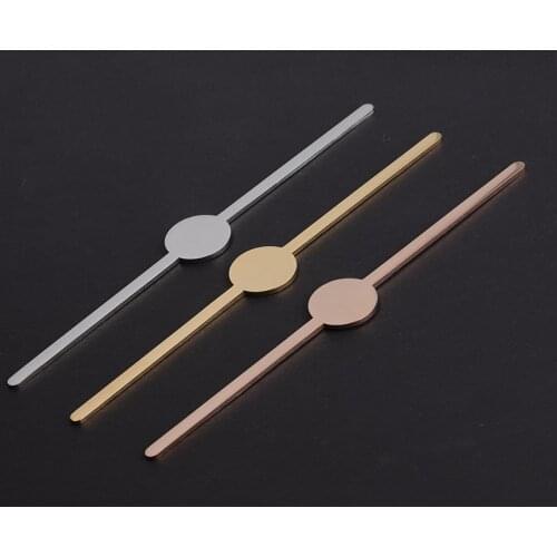 100% Stainless Steel Stamping Blanks Charm Tag Cuff Bangle For Engrave Mirror Polished Wholesale 10pcs