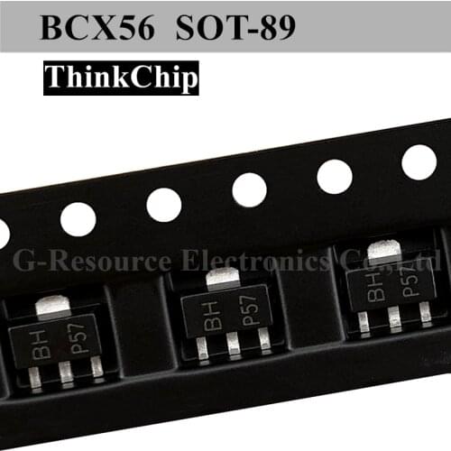 100pcs) BCX56 SOT-89 SMD Crystal Triode BH P57 SOT89 (Marking BH)