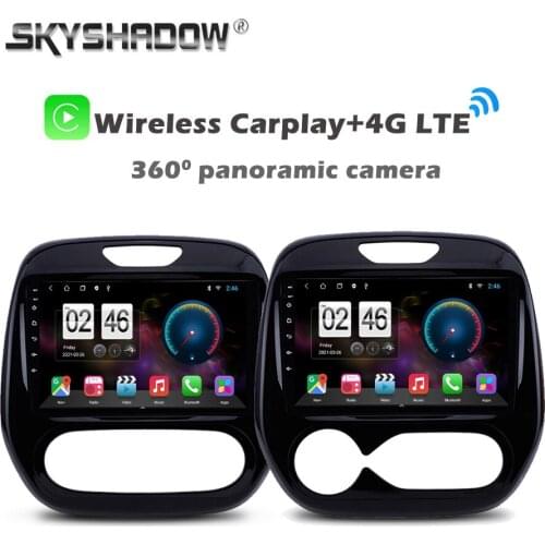 360 Camera CanBus 6GB+128GB Android 10.0 Car DVD Player GPS WIFI Bluetooth RDS Radio For Renault Captur CLIO 2011 2014 2015-2018