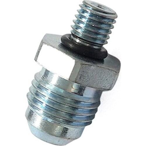 6AN x 5/16-24 Conversion Thread Connector Adaptor Union Hydraulic Connector for Ford and Mopar Turbochargers