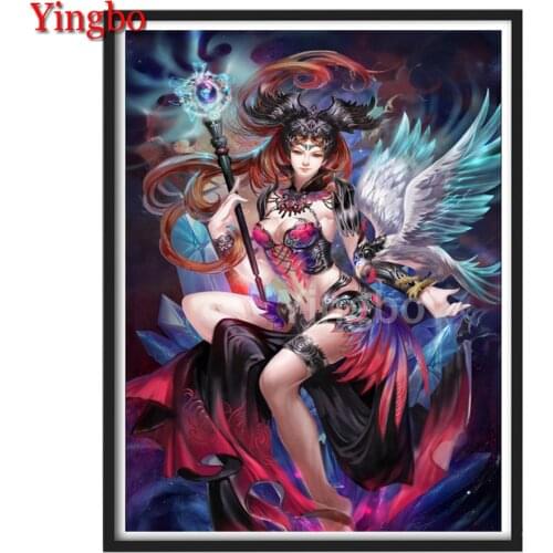 Angel beauty warrior diy Diamond Painting Mosaic Cartoon 5D Full drill square/round DIY diamond Embroidery home decor