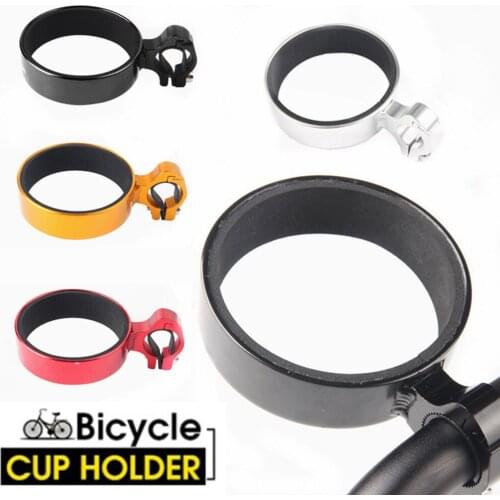 Aluminum Bicycle Cup Holder Bike Coffee Drinks Cup Handlebar Mount Stand Cycling Accessories
