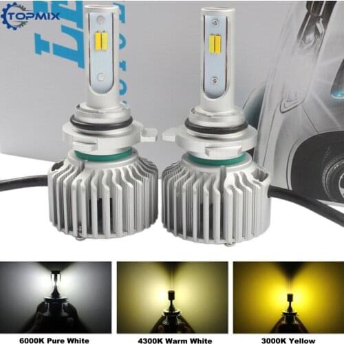 H4 H7 H8 H11 9005 9006 9012 LED Headlight 3000K 4300K 6000K 60W 6000LM All In One Car LED Headlight Bulbs Automobile Head Lamp