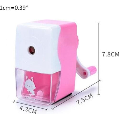 T8DB Kids Student Pencil Sharpener Hand Crank Mechanical Accessory Stationery Supply