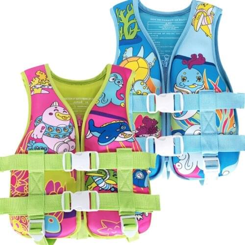 Unisex-Child Kids Flotation Classic Life Vest Begin to Swim UPF 50+ Neoprene Buoyancy Swimsuit for Boys Girls Toddler 20-60kg