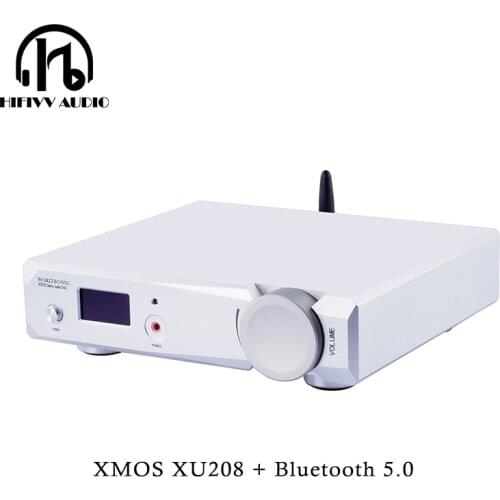 Hifi Bluetooth 5.0 headset amplifier ES9038Q2M *2 Dual Core DAC headphone amplifier Stereo earphone Amp