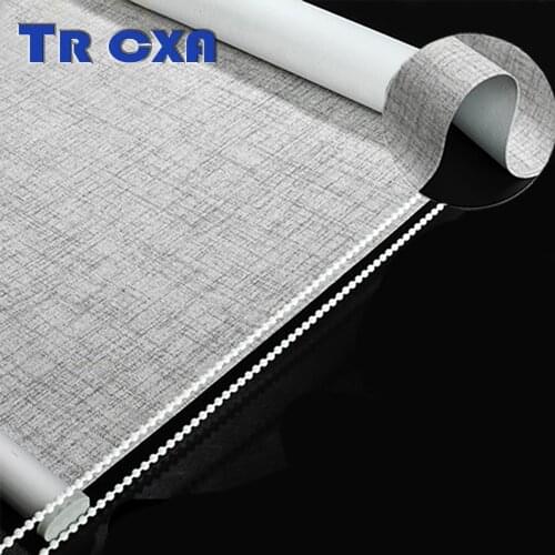 Customized Precise Size Imitation Linen Fabric Style Roller Shade for Your Home