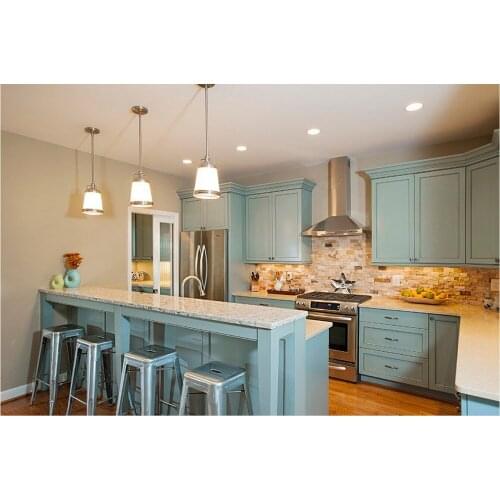 2017 solid wood kitchen cabinets traditional style keukenkast armadio da cucina kitchen furnitures S1606023