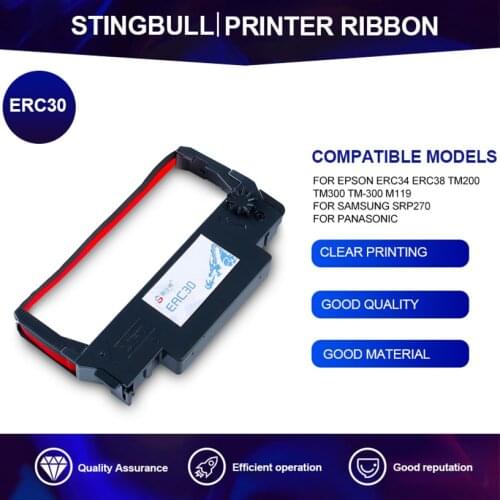 5M ERC30 Printer Ribbon Cartridges Compatible For EPSON ERC34 ERC38 TM200 TM300 TM-300 M119 For SAMSUNG SRP270 For PANASONIC