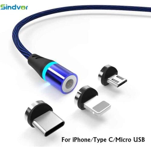 Magnetic USB Type C Cable Micro USB Cable Fast Charger Phone For iPhone Xiaomi Huawei Samsung Micro USB Type C Magnetic Cable
