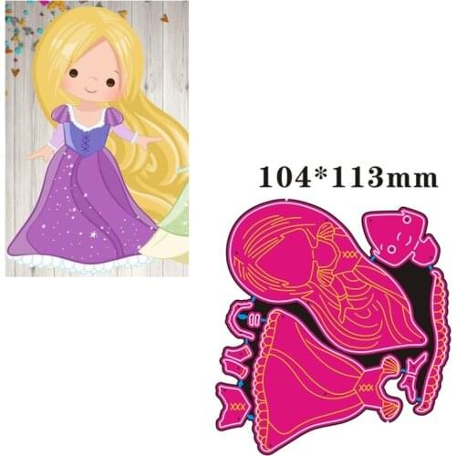 Metal Cutting Dies girl DIY Scrapbooking Paper Cards Decorative Craft Embossing