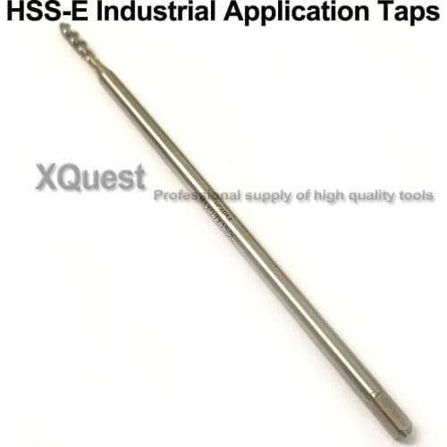 XQuest 150MM Legth HSSE Metric Extra Long Shank Spiral Flute Tap M3 M4 M5 M6 M8 M10 M12 machine extended handle Taps 150MM