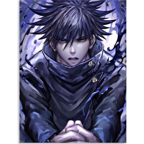 Wall Art Jujutsu Kaisen Pictures HD Printed Fushiguro Megumi Canvas Painting Home Decor Bedroom Background Modular Anime Poster