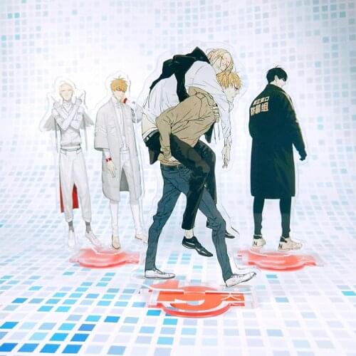 1 Pcs Cute Anime 19 Days Cosplay Acrylic Desk Stand Model Youth Figure Old Xian Hetian Jian Yi Desktop Plate Holder Figure Toys