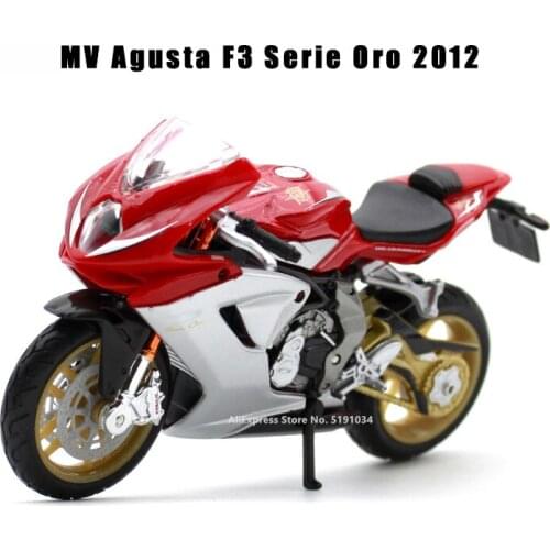 Bburago 1:18 New Hot MV Agusta F3 Serie Oro 2012 original authorized simulation alloy motorcycle model toy car gift collection