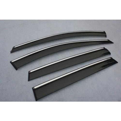 UP Window Wind Deflector Visor Rain/Sun Guard Vent for Hyundai Santa Fe / IX45 2013 2014 Car styling