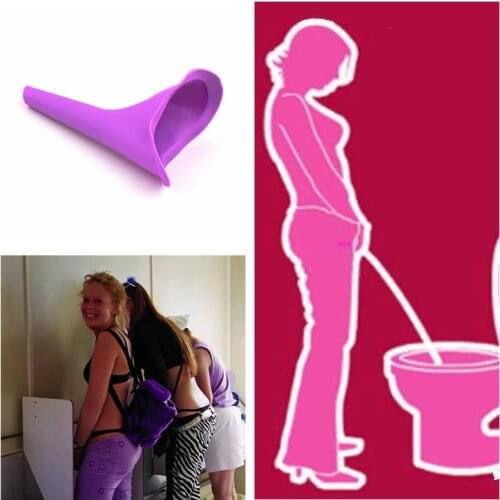 Urination Silica gel Toilet Urine Device Portable Female Women Camping Travel stand up & pee Urinal toilet outdoor sport travel