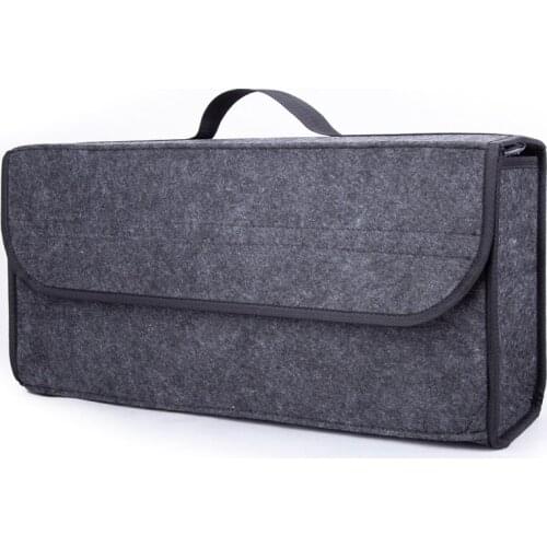 Portable Foldable Car Trunk Organizer Felt Cloth Storage Box Case Auto Interior Stowing Tidying Container Bags