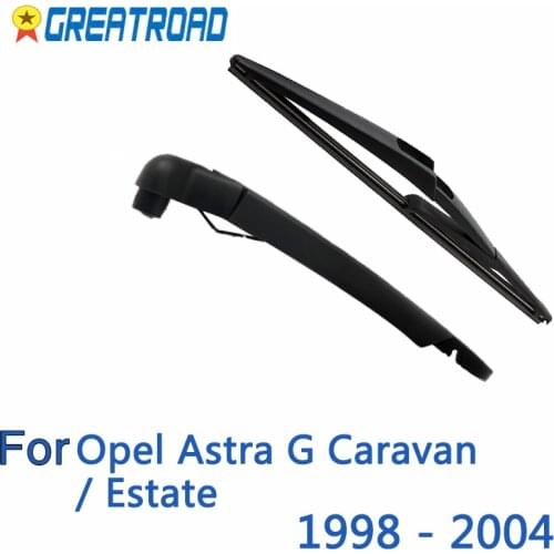 Wiper 11" Rear Wiper Blade & Arm Set Kit For Opel Astra G Caravan / Estate 1998 - 2004 1999 Windshield Windscreen Rear Window