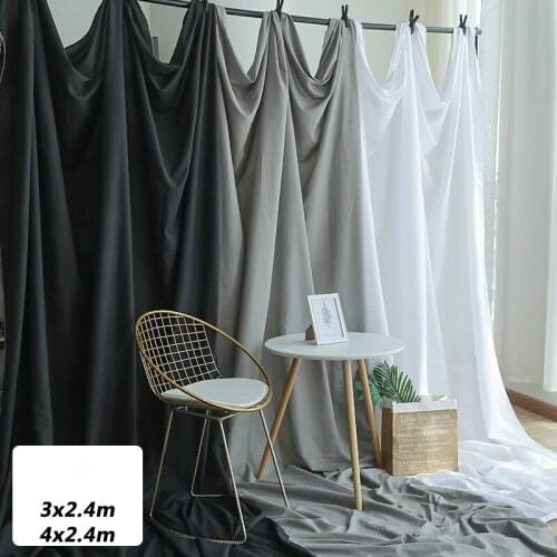 Fabric Backdrop Background Cloth for Photography Video or Televison Hanging Cloth Net Celebrity Live Shooting Props White Cloth