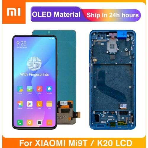 6.39'' Super Amoled Screen For Xiaomi Mi 9T Pro / Mi 9T LCD Display Touch Screen Digitizer Assembly For Redmi K20 / K20 Pro