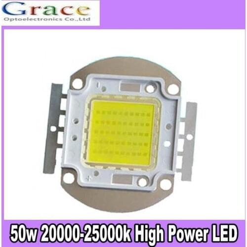 50W LED High Power SMD LED Cold White 20000-25000k 30-36V for DIY 5500lm free shipping