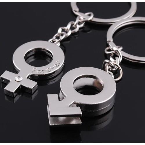 FREE SHIPPING BY DHL 200pairs/lot 2015 New Zinc Alloy Couple Keychains Novelty Keyrings for Lovers