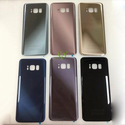 For Samsung Galaxy S8 G950FD G950F G9500 Battery Back Cover Glass Door Housing Protection Back Case Durable Rear Cover