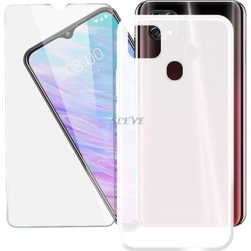 For ZTE Blade 20 Smart 2019 V1050 Cover + Screen Protector Tempered Glass Protective Film For ZTE Blade 20 Smart 6.49inch