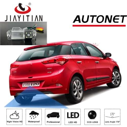 JiaYiTian Rear view camera for Hyundai Elite i20 2009~2018 CCD Night Vision Backup Parking Reversing Camera license plate camera