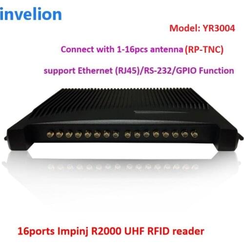 Long range warehouse door gate access control cardboard inventory 6-10m 8 ports 16 ports UHF RFID Reader multiple tag reading