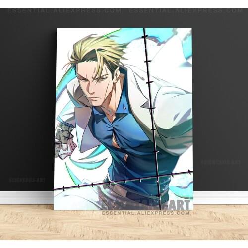 Kento Nanami Jujutsu Kaisen Canvas Decoration Prints Poster Living Room Pictures Home Decor Bedroom Study Wall Art Painting