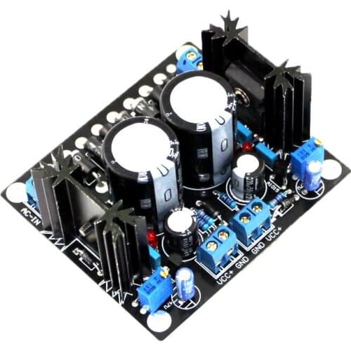 KYYSLB Sliding LT1083CP Amplifier High Power Adjustable Power Supply Board HIFI Linear Power Supply Dual Output 3300UF/50V