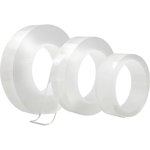 Multifunctional Double-Sided Adhesive Nano Tape Traceless Washable Removable Tapes Indoor Outdoor Gel Grip Sticker 1/3/5 M